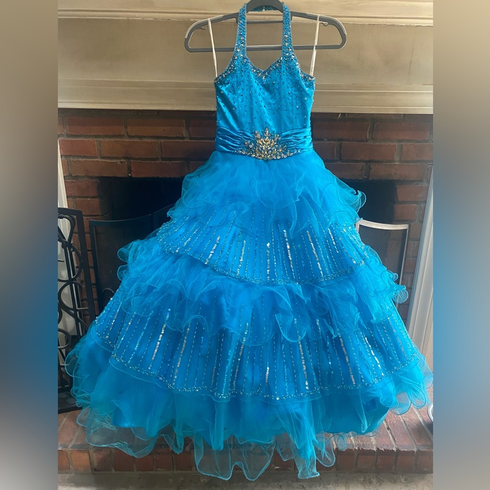 Elegant Blue Kids Dress